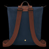 Navy Le Pliage Original M Backpack